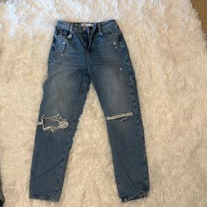 Zara mom jeans